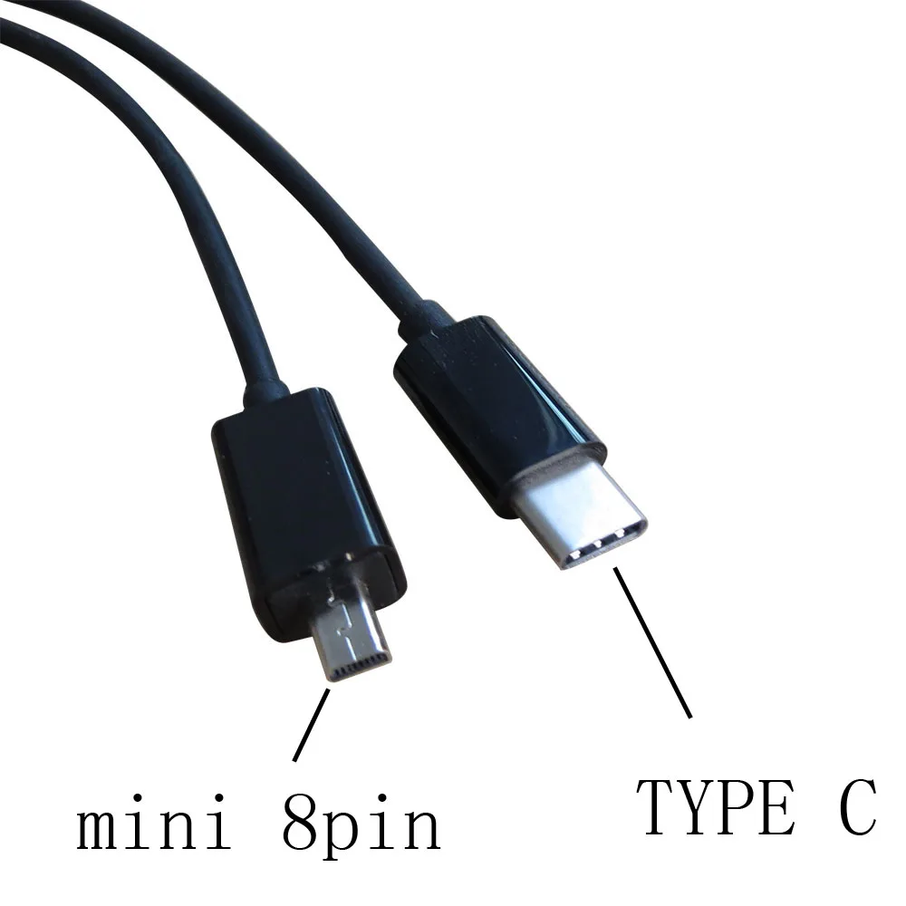 30 см USB Type C папа мини 8PIN Мужской 2 0 кабель|Кабели передачи данных| |