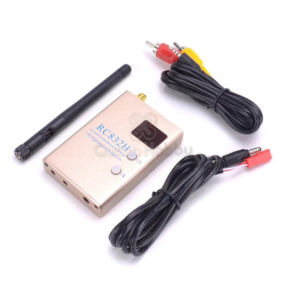 

RC832 RC 832 5.8GHz 48CH Receiver With A/V and Power Cables For Floss215 XL5 F450 S500 S550 FPV Quadcopter
