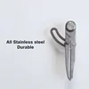 WUTA Stainless Steel Adjustable Spacing Compass Durable Leather Craft Regulation Tools Edge Creaser DIY Wing Divider Scriber 4