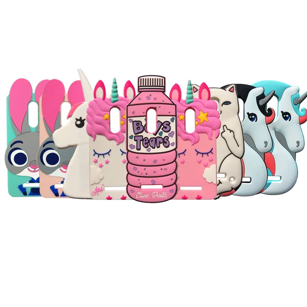 

For Xiaomi Redmi Note 3 / Note 4 3D Cartoon Unicorn Soft Silicone Case Cover Skin For Xiaomi Redmi Note3 / Redmi Note4 4X Pro