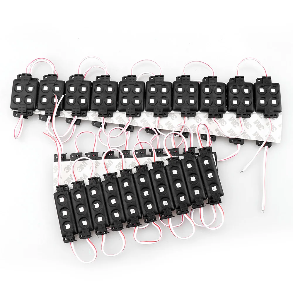 20 шт./лот 5050 3/4 светодиодный модуль света RGB Superbright магазин переднее окно знак