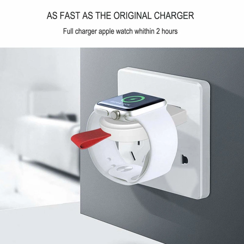 

Portable Wireless Charger For i Watch Charging Dock Station USB Charger Mini 2mm cable For Apple Watch Series2 3 4 Drop shipping
