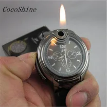 CocoShine A-733 Fashion New Military Lighter Watch Men Quartz Refillable Butane Gas Cigar Watches wholesale