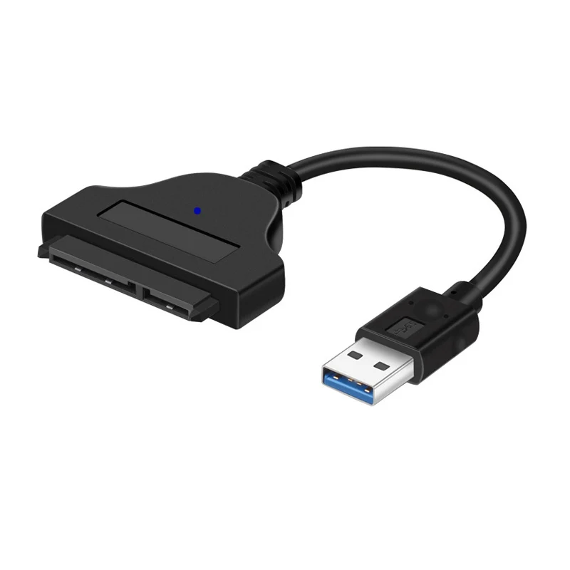 

New USB 3.0 to SATA Cable Adapter Cable 22pin SATAIII SATA3.0 USB3.0 to SATA 3 Adapters ASM1053e Chip for 2.5" SATA HDD SSD
