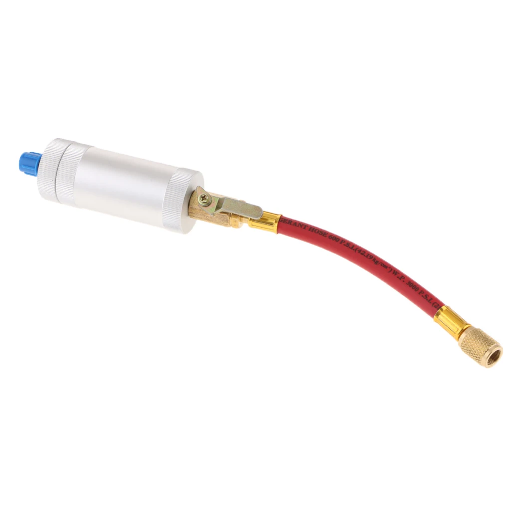 Auto Car AC R134A R12 R22 Refrigerant 1/4SAE Oil and Dye Injector Tool