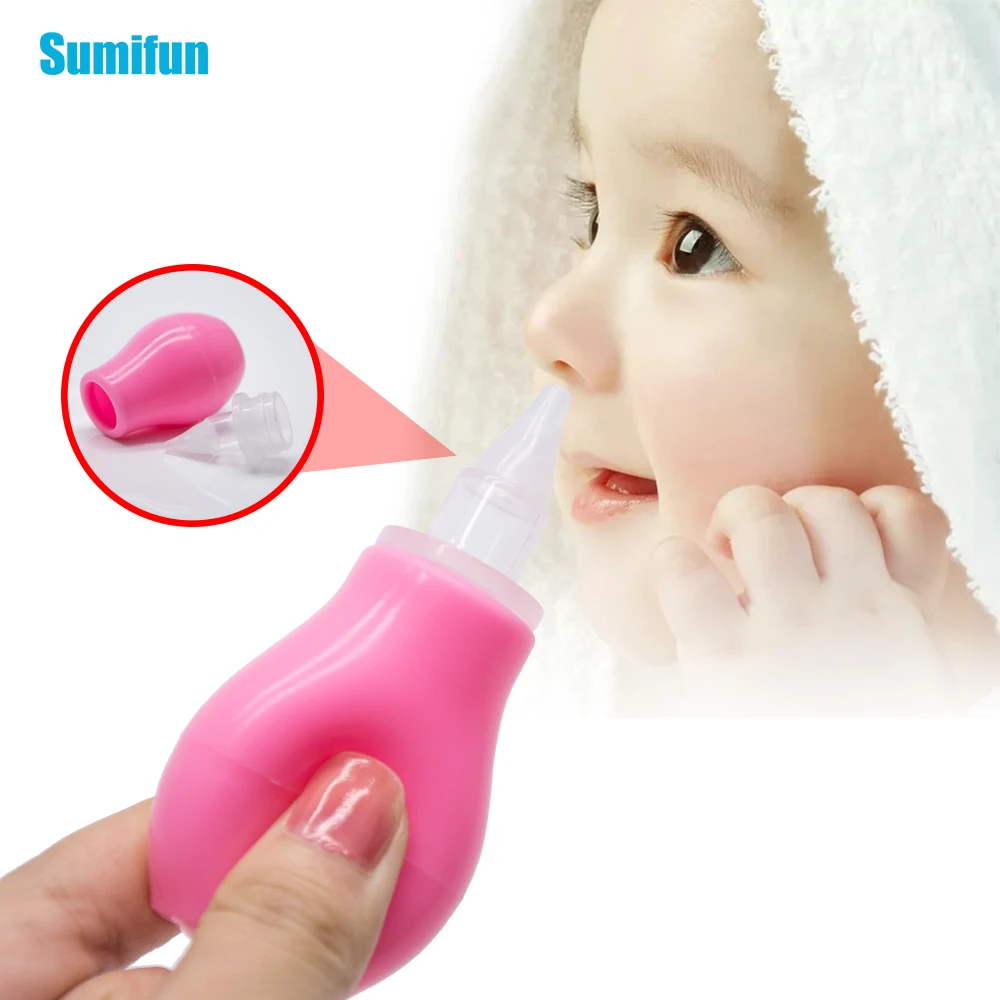1pcs Silicone Newborn Baby Children Nose Aspirator Toddler Nose Cleaner