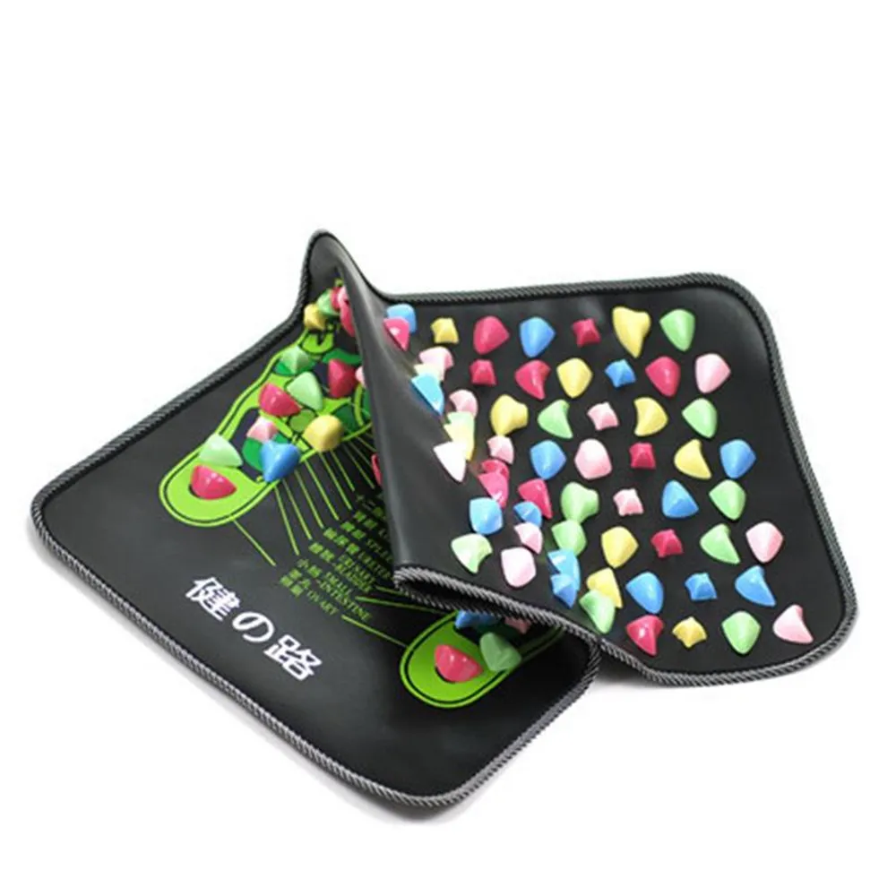 1Pcs Foot Walk Massager Healthy Foot Walking Mat Reflexology Stone Foot Massage Pad Sole Acupunture Massager