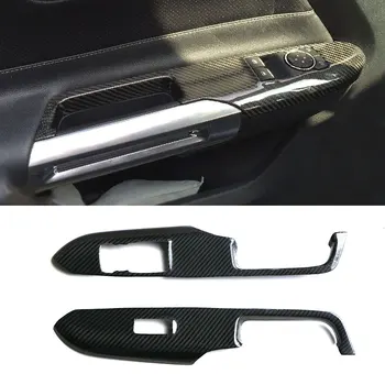 

Real Carbon Fiber Car Dashboard Meter Bar Cover Central Control Air Conditioning Cover For Ford Mustang 2015-2017 Interior trim