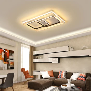

Black/White modern LED chandelier for living room study bedroom kitchen decoration indoor ceiling chandelier lighting