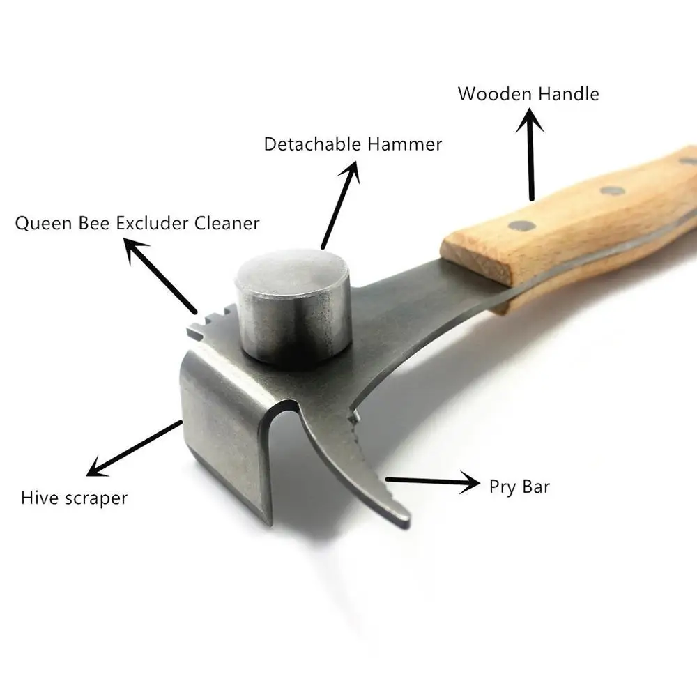 Скребок для улья металлическая Лопата приспособление для пчеловодства Нержавеющая сталь пчеловод куст Многофункциональный пчеловодческий Пчелка скребок Мёд 4lp