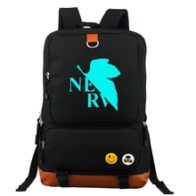 Евангелион Рюкзаки унисекс eva детей Bagpack подростками мультфильм мешок Дети Путешествия Школьные ранцы Студенты Рюкзак