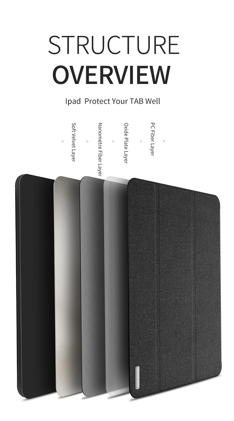 DUX DUCIS PU Leather Flip Case for Samsung Galaxy TAB S5E Smart Protective Cover for Samsung TAB S5E S5 E 10.5 inch New