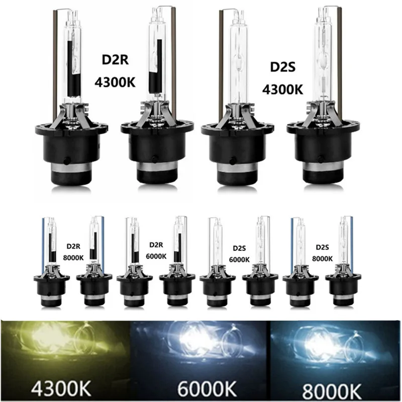 2x8000K 6000K 4300K D2R D2S HID ксеноновая лампа автомобильный головной светильник s XENON