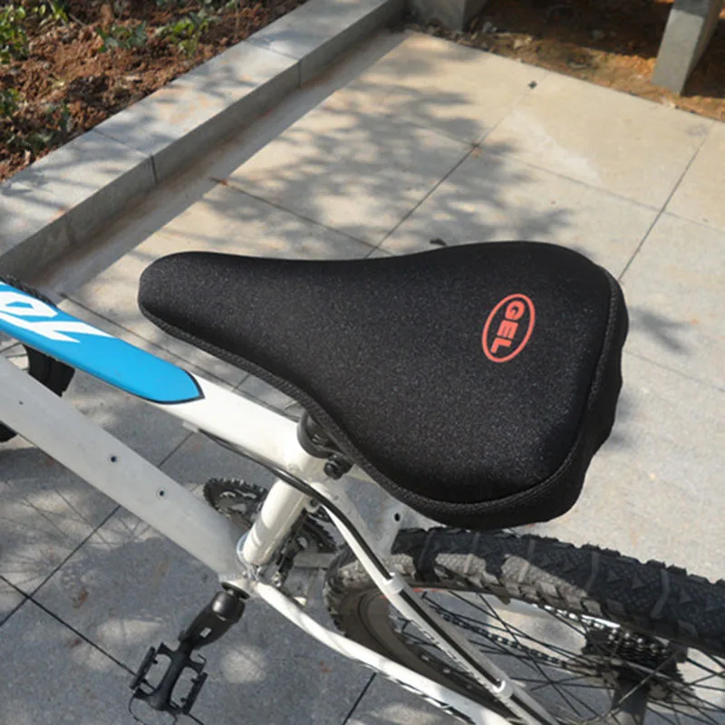 

NEW Bicycle Saddle Seat Mountain Bike Cycling Extra Comfort Ultra Soft Silicone 3D Gel Pad Cushion Cover Bike Seat Cover
