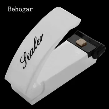 

Behogar 2pcs Mini Pocket Portable Sealing Machine Heat Sealer Closer Vacuum Food Sealer Bag Clip Plastic Bag Sealer Kitchen Tool