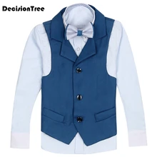 2019 new boys nimble vest suits for weddings kids prom suits blue formal wedding suits for boys tuxedo children clothing set цена 2019 new boys nimble vest suits for weddings kids prom suits blue formal wedding suits for boys tuxedo children clothing set цены онлайн