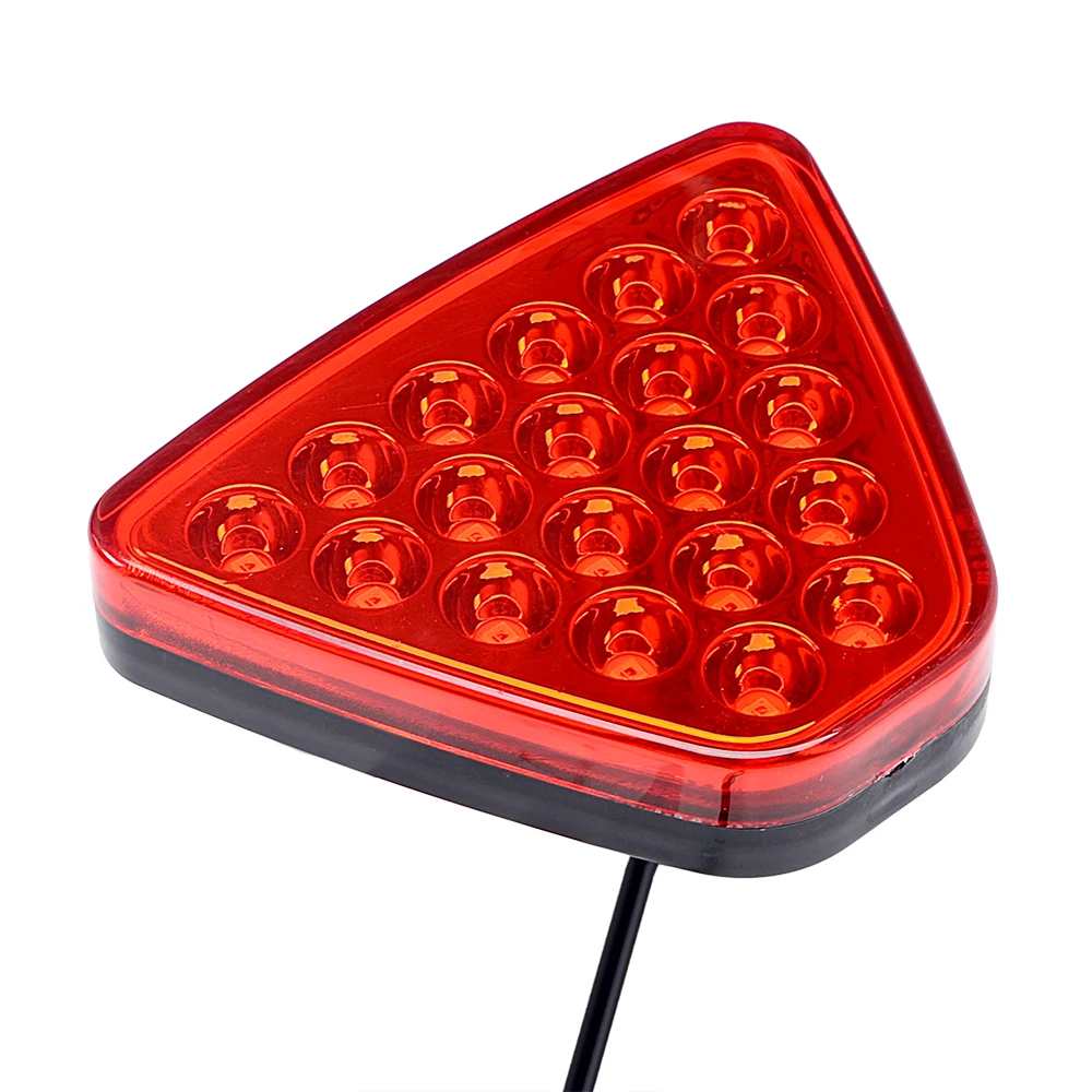 ITimo Triangel 20LEDs Universal Warning Light LED Flash Strobe Lamps Reversing Lamp Car Styling Red Tail