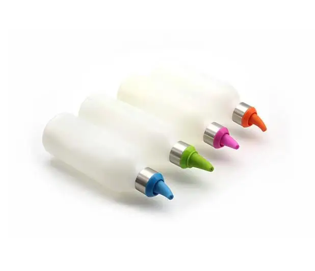 Salad Dressing Squeeze Bottles 450ml Silicone Bottles Cooking Spices