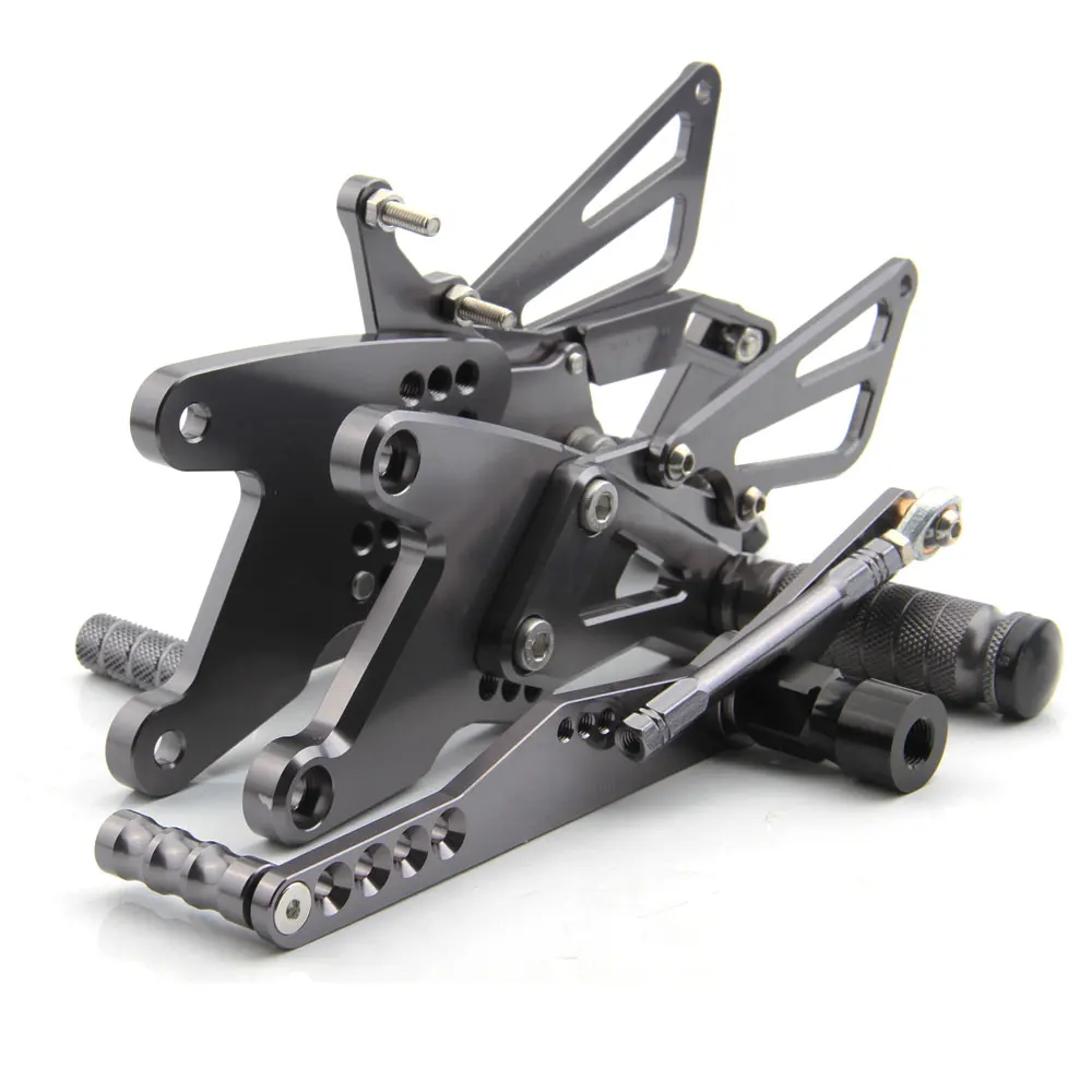 

CNC Titanium Aluminum Adjustable Rearsets Foot Pegs For Yamaha YZF-R1 YZF R1 2015 2016 2017 2018