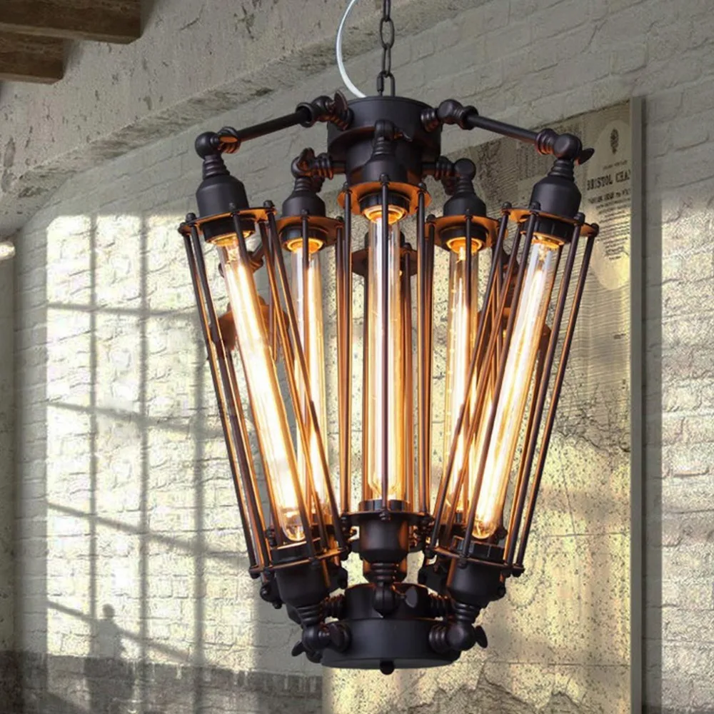 Loft Industrial Warehouse Pendant Lights American Country Lamps Vintage