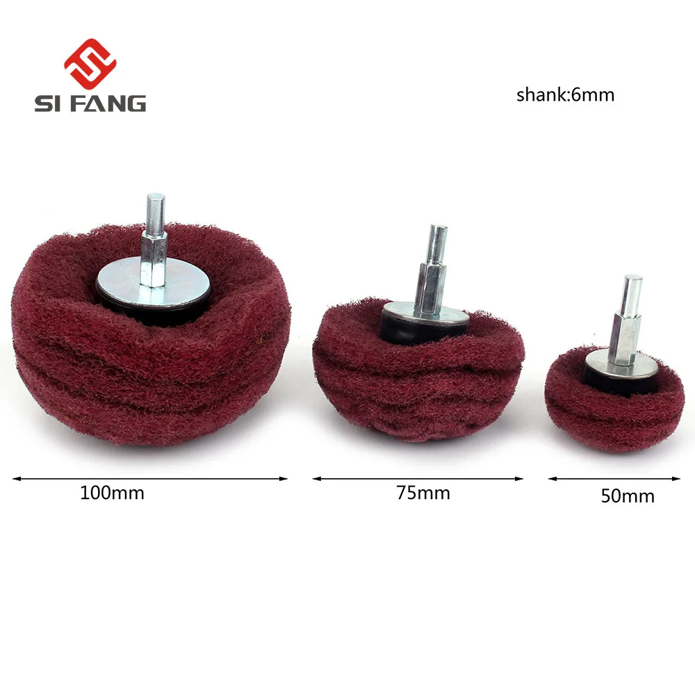 2PCS-Polishing-Wheel-50mm-100mm-320-Dome-Coarse-Grit-Sanding-Mop-Polishing-Pad-Mop-Wheel-Polishing