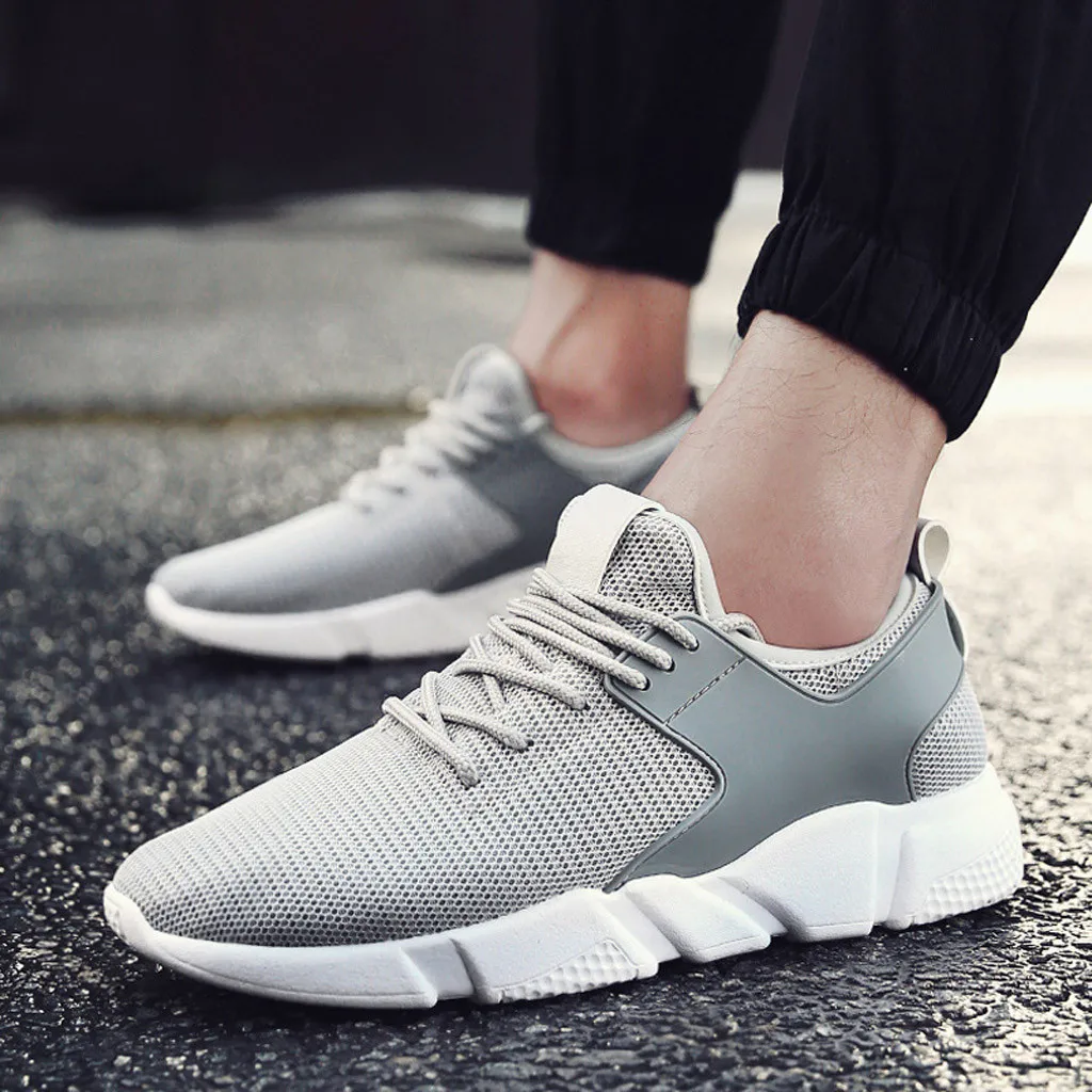 

Fashion 2019 Men Casual Shoes Summer Outdoor Breathable Work Shoes Men Sneakers Mesh Shoes Air Cushion Male Non-slip Adult#45