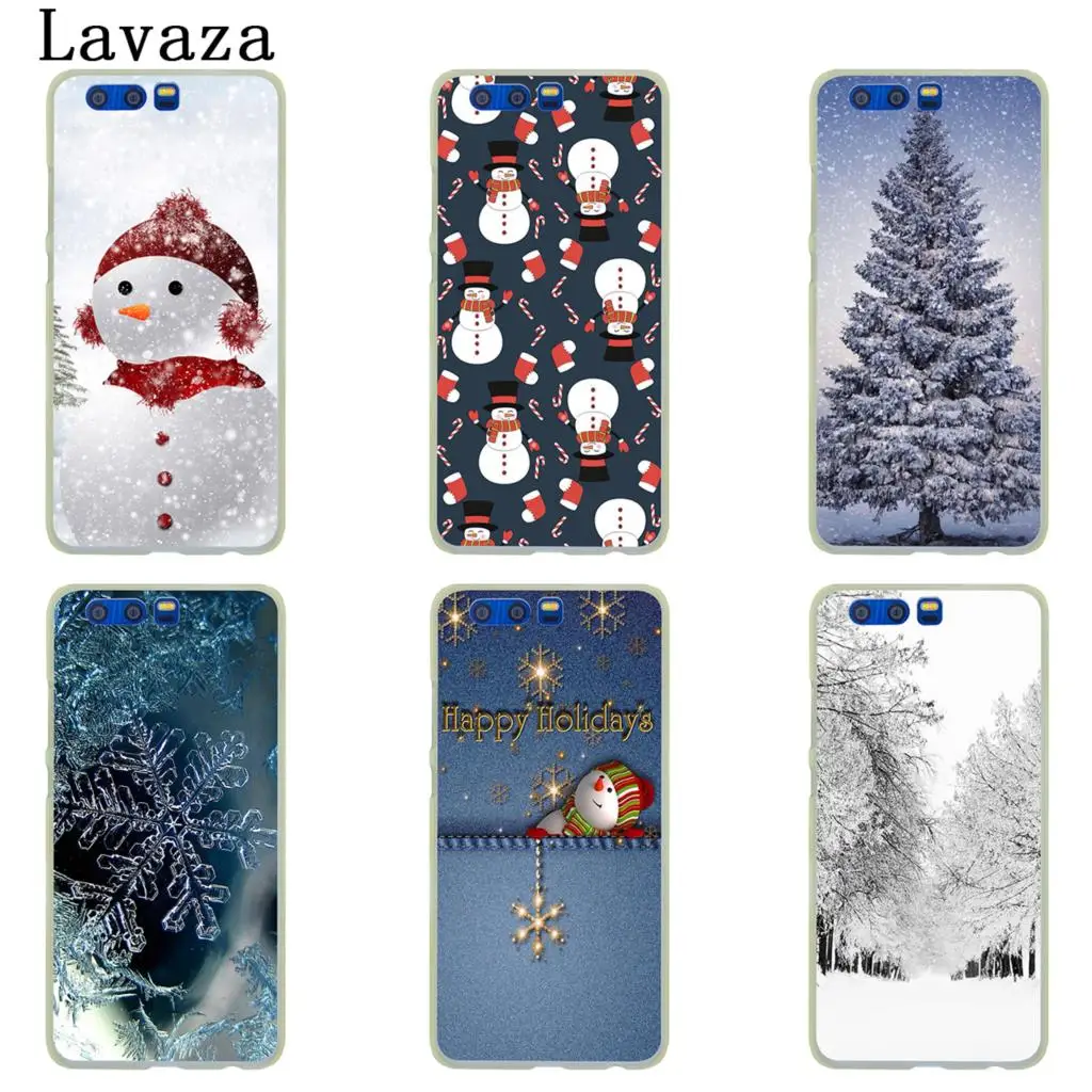 Lavaza анимационные зимние с изображением снеговика снега чехол для телефона huawei Y9