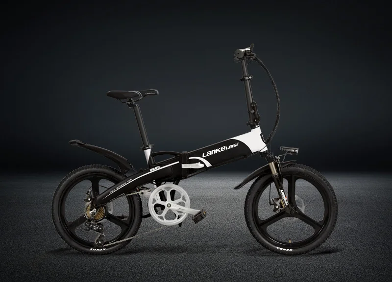 20 дюймов складной велосипед, интегрированный обод из магниевого сплава, складной Электрический горный велосипед, 5 класс помощи, подвесная вилка