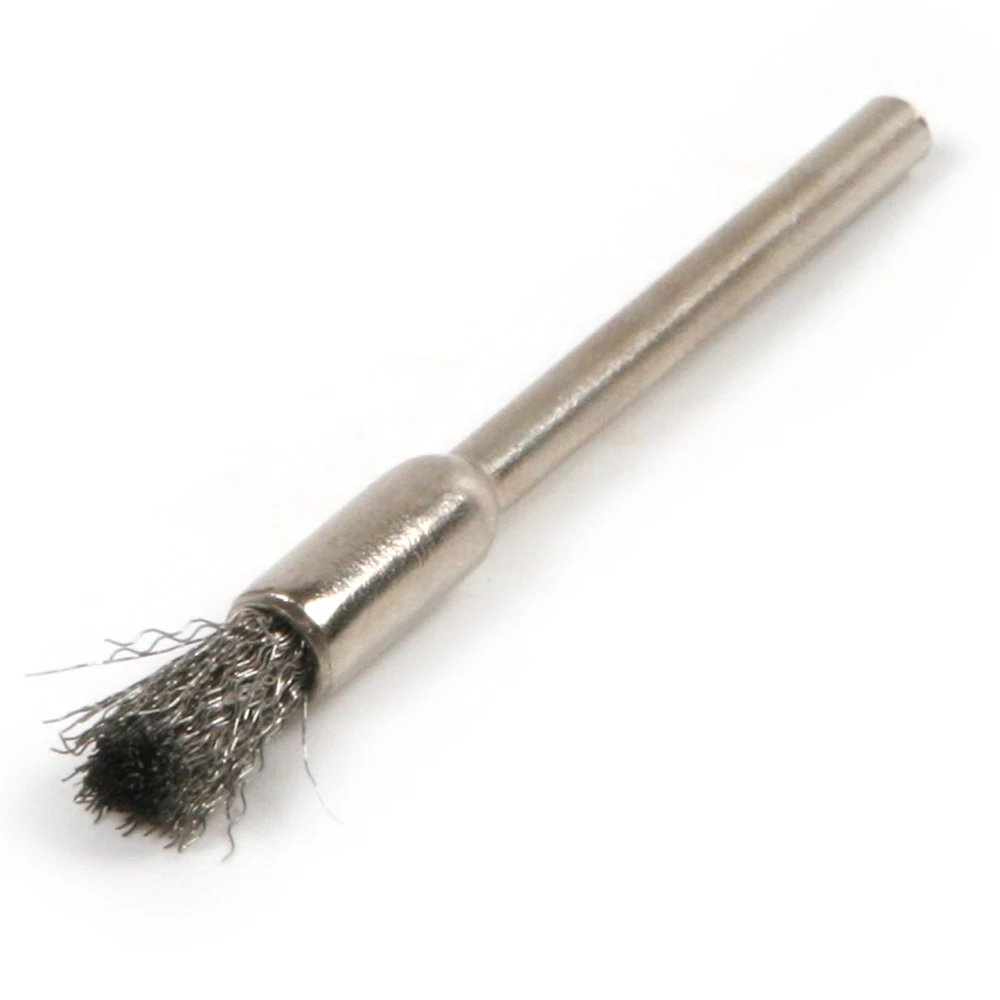 1Pcs 5mm Diameter Nylon Steel Wire Brush good toughness wearable pen