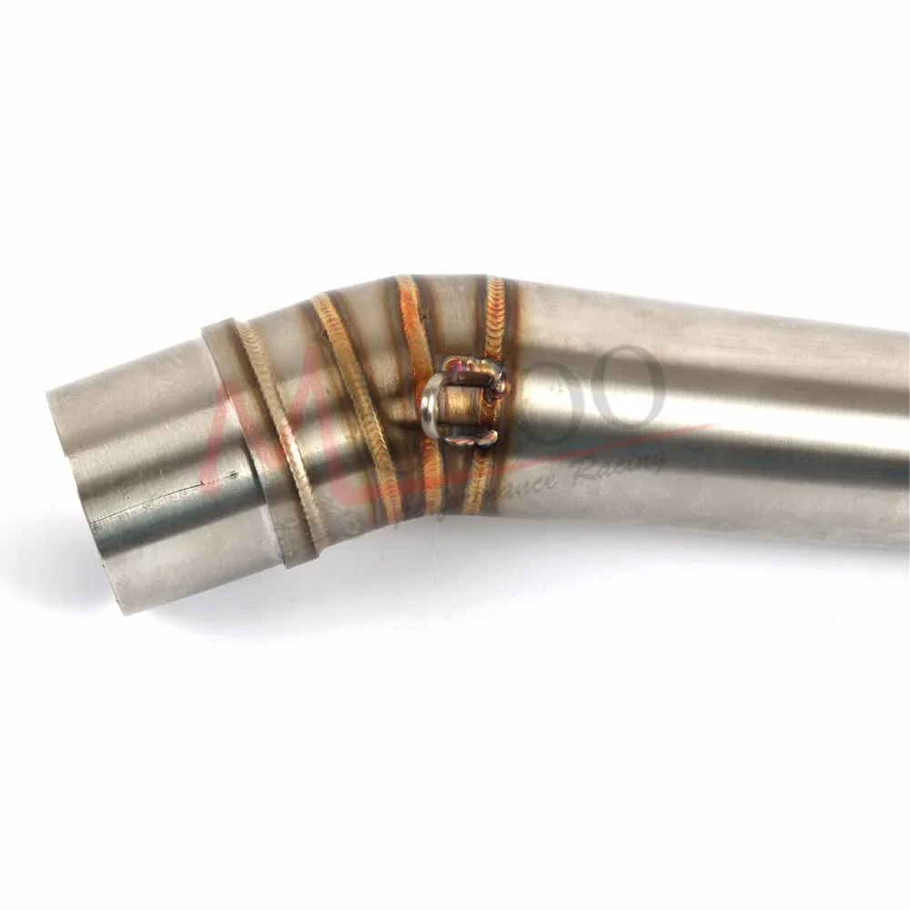 Выхлопная средняя труба для HONDA NC700 NC750 NC750X 2012 2013 без выхлопа скольжения на Соединительная труба