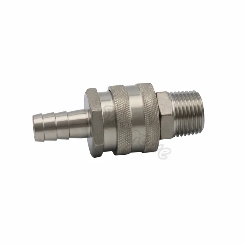 Stainless Steel Female Quick Disconnect Connect Set 12barb for Home Brewing Beer Kettle Mash Tun Pump Wort Chiller Fitting (28)