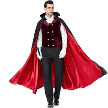Мужские готика, Вампир Костюмы в европейском стиле вампиров взрослые мужчины Косплэй наряд на Хэллоуин Карнавальный вечерние Ролевые костюмы