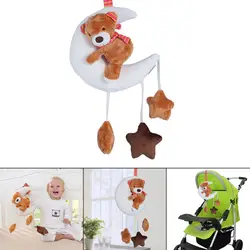Детей плюшевый медведь кукла погремушки музыкальная коляска игрушка висящая над кроватью Decor игрушки 998