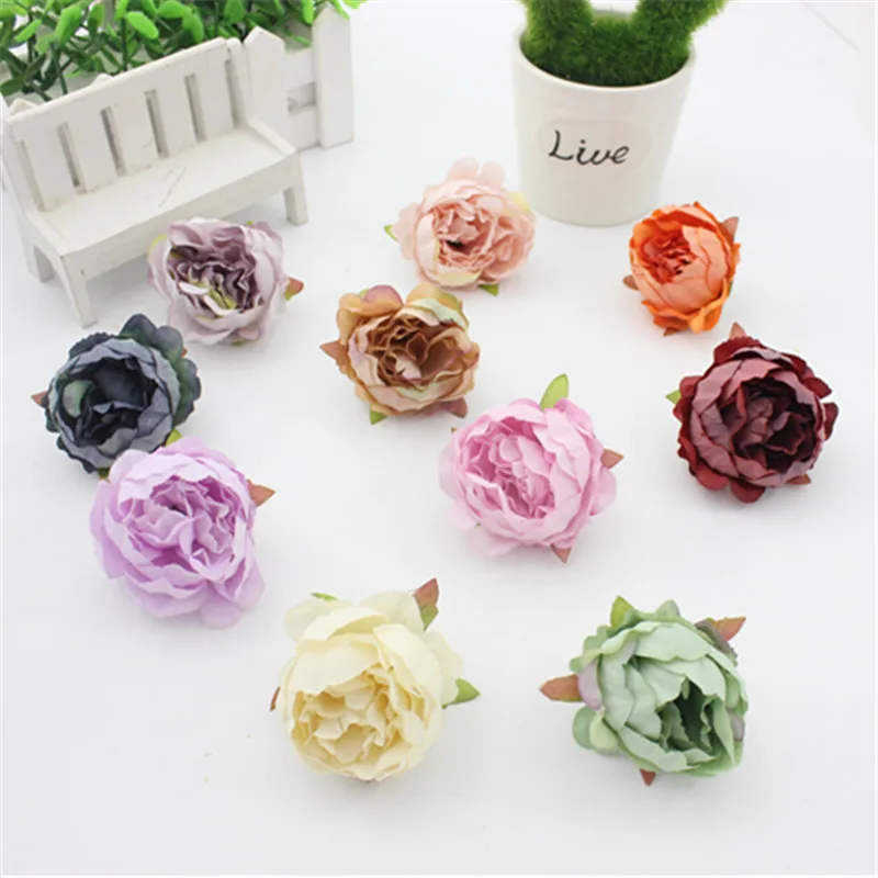 

2PCS silk / simulation / simulation peony bouquet wedding table accessories home decoration