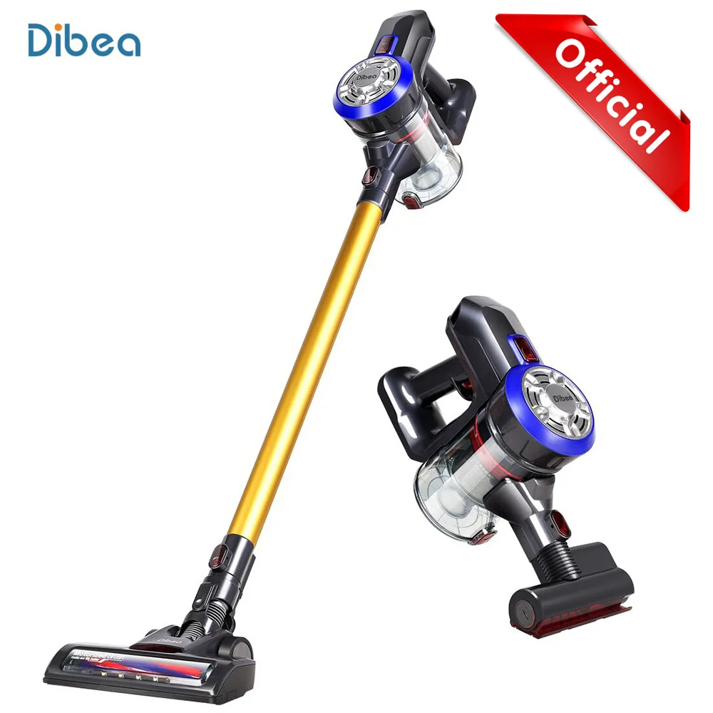 

Dibea D18 Protable 2 In 1 Handheld Wireless Vacuum Cleaner Cyclone Filter 8500 Pa Strong Suction Dust Collector Aspirator