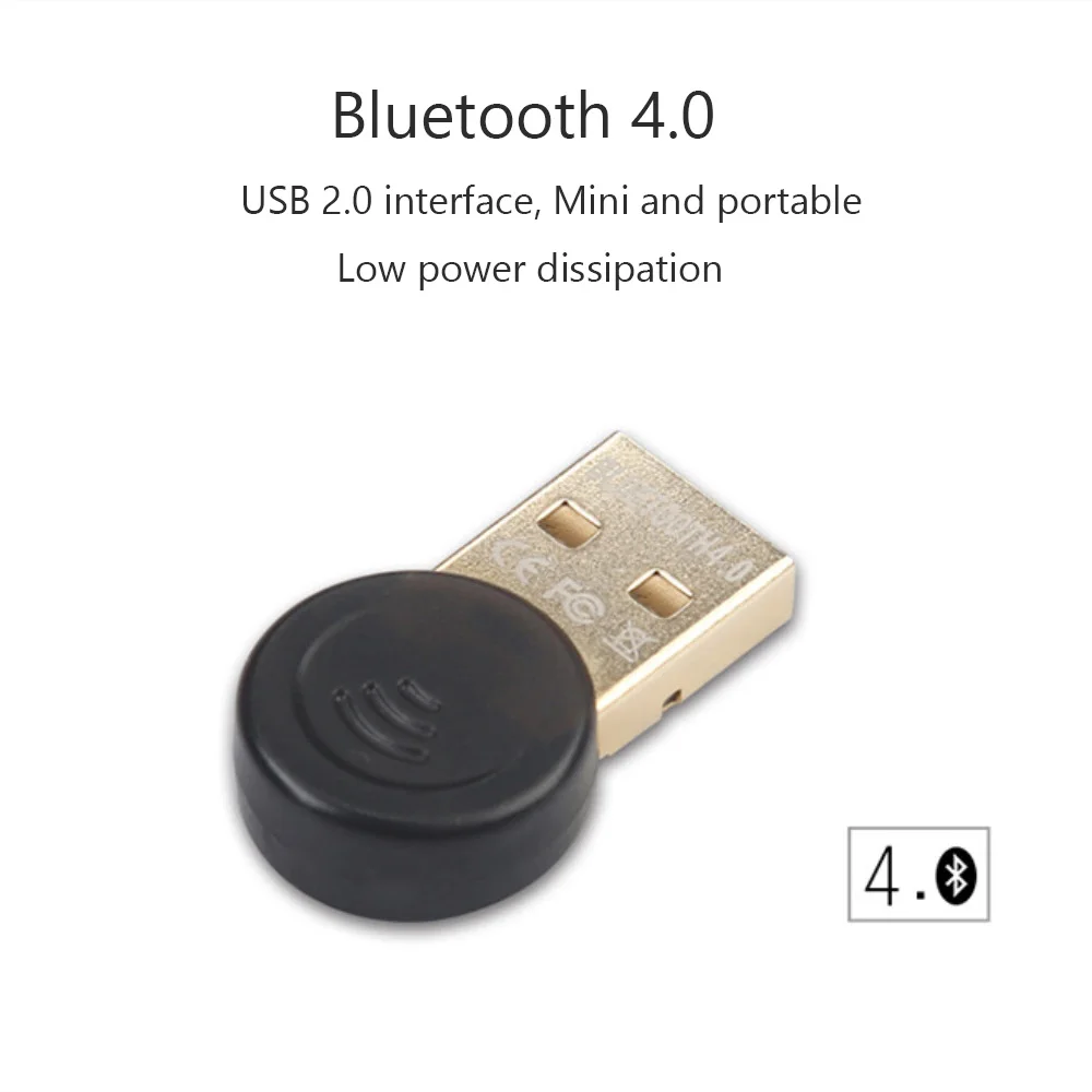 

Bluetooth Adapter for Windows XP 7 8 10 Vista System Computer Wireless Receiver for Headphone Printer Mouse 20m Effective Range
