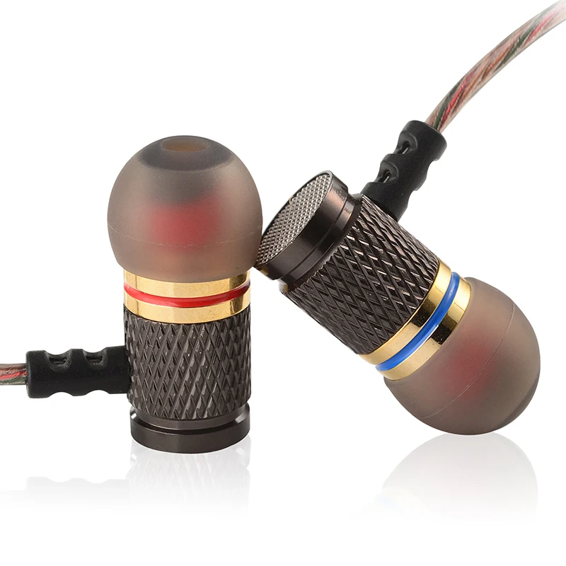 KZ ED специальное издание позолоченный корпус наушники с микрофоном 3,5 мм HiFi в ухо монитор бас наушники гарнитура