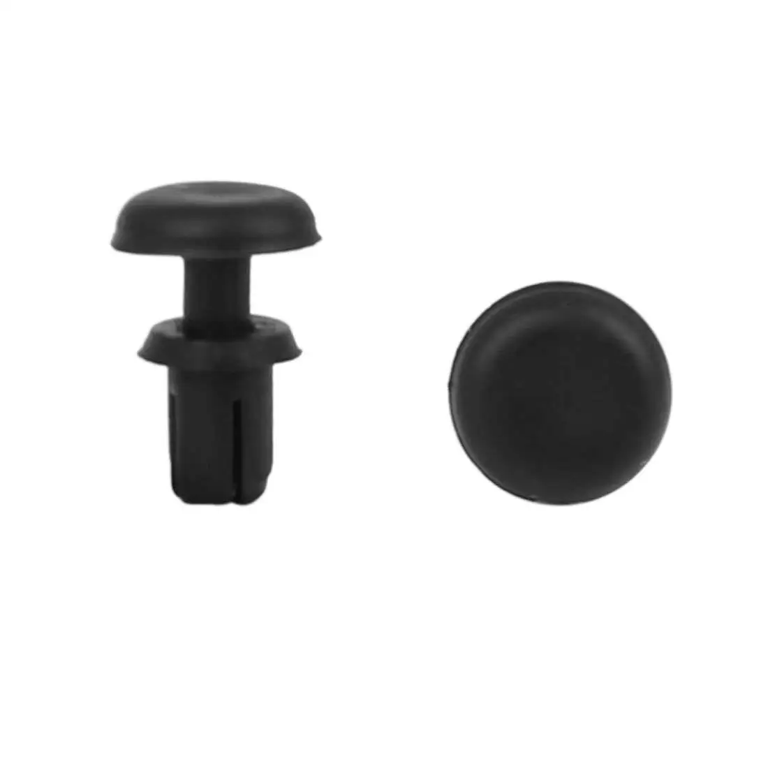 

uxcell 30Pcs 4mm Black Plastic Rivets Push Type Panel Retainer Fastener Clip for Car