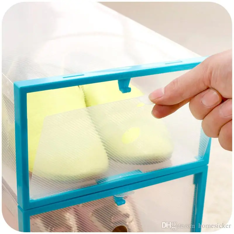 Transparent Shoe Boxes Clear Plastic Storage Box Packaging Boxes For Shoes For Men And Women