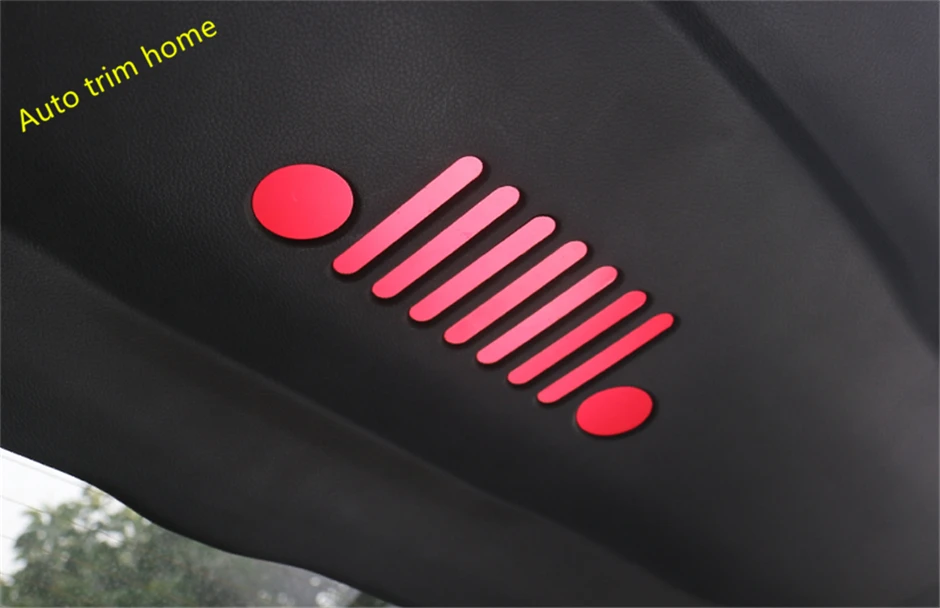 

Lapetus Tailgate Tail Door Inside Emblem Vehicle Molding Garnish Cover Trim Colorful Interior Fit For Jeep Renegade 2015 - 2019