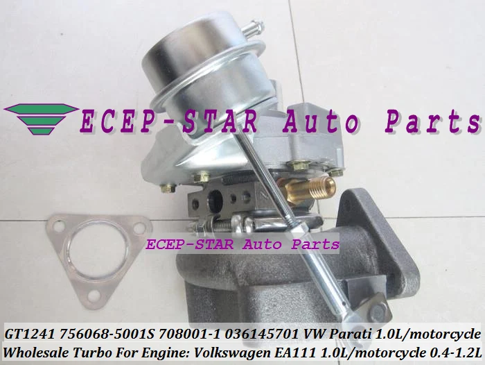 GT1241Z 756068 756068-0001 756068-5001 S 708001 708001-0001 036145701 Turbo для VW Parati EA111 1.0L 112HP мотоциклетные 0.4L-1.2L