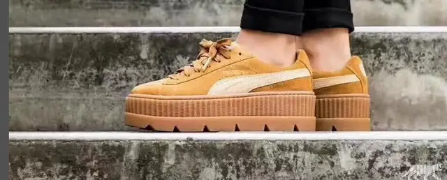 2018 PUMA FENTY Suede Cleated Creeper mujer Primera generación Rihanna Classic Basket Tone Simple zapatos 36 AliExpress