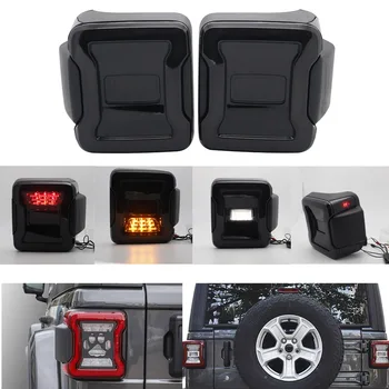

2x LED Tail Brake Light Assembly w/ Turn Signal & Back Up For Jeep Wrangler JL Unlimited Rubicon Sport Utility 4Door 2Door 2018+