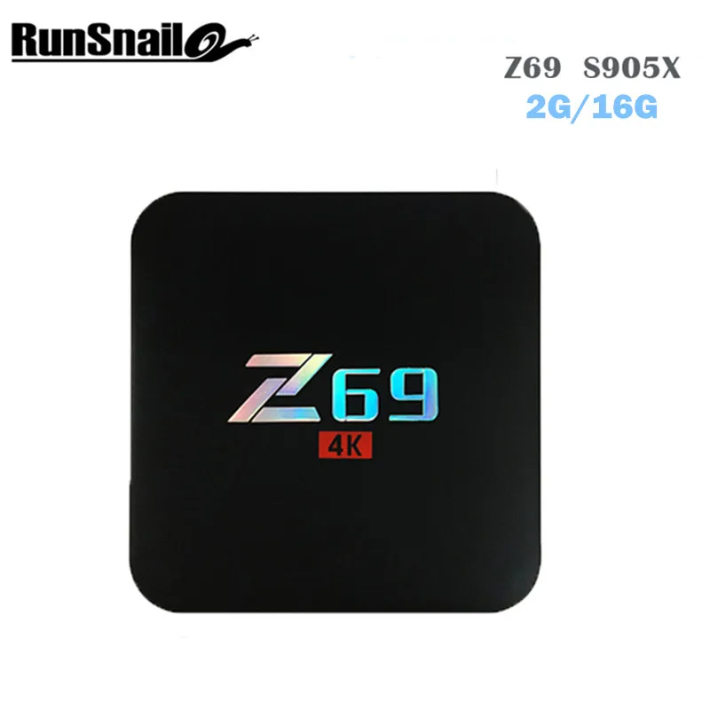 

2017 Z69 Android 6.0 Smart TV Box Amlogic S905X Penta-Core 2GB+16GB BT 4.0 Wifi 2.4G Set Top Box 4 K Ultra HD Smart Media Player