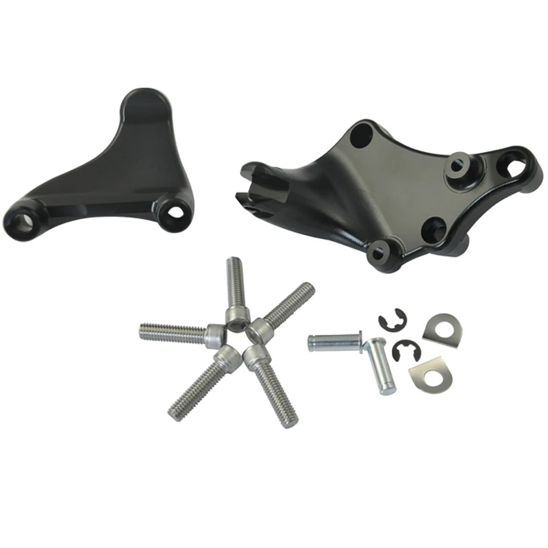 Buy LOPOR Black Rear Passenger Foot Pegs Mount