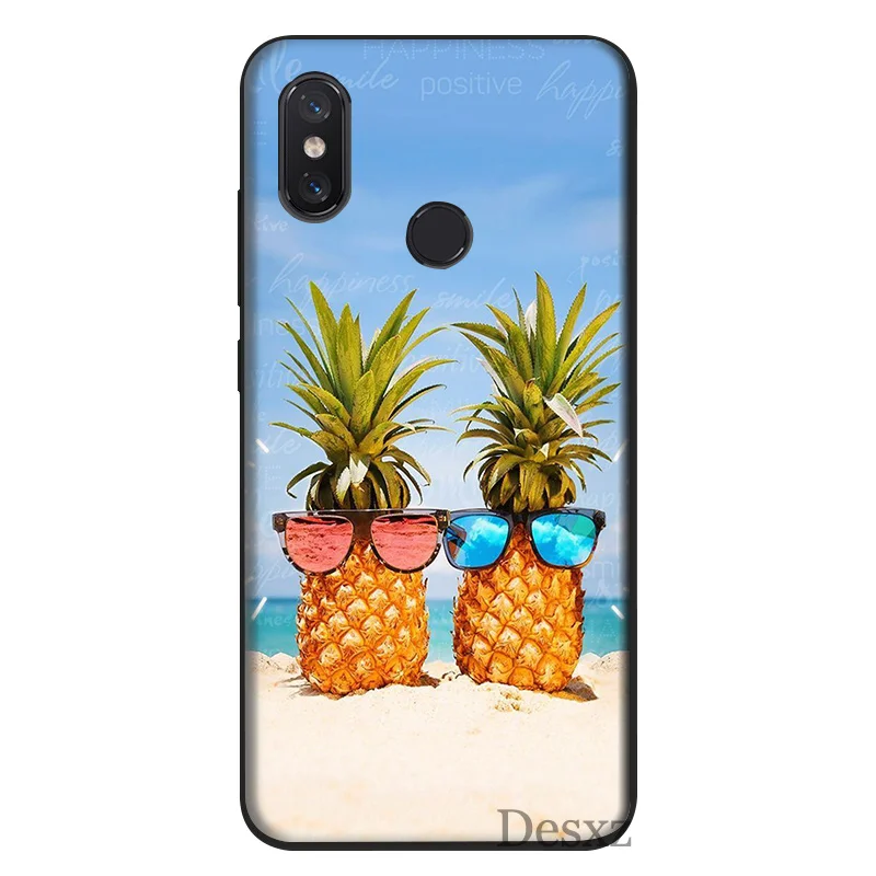 Чехол для телефона Xiaomi Mi 6 8 Lite A1 A2 5X 6X F1 с рисунком ананаса арбуза и фруктов на