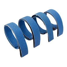 DRELD 4Pcs 2100*50 mm Aluminium Oxide Abrasive Sanding Belts Grinder Sander Belt Knife Sharpener Tool 40# 60# 80# 120# Assorted