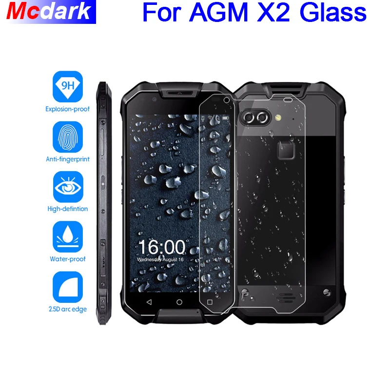 Premium Flim For AGM X2 Screen Protector 5.5inch 9H 2.5D Explosion-proof Phone Film Ultra-thin Clear Tempered Glass | Мобильные
