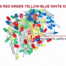 Светодиодный светильник F5MM красный зеленый синий желтый белый smd led комплект 5 цветов* 20 шт. led набор диодов