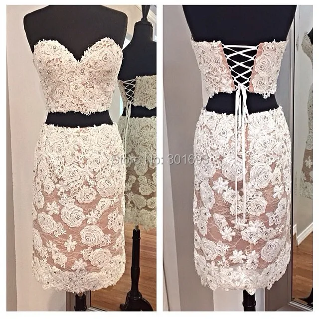 2 piece corset dress